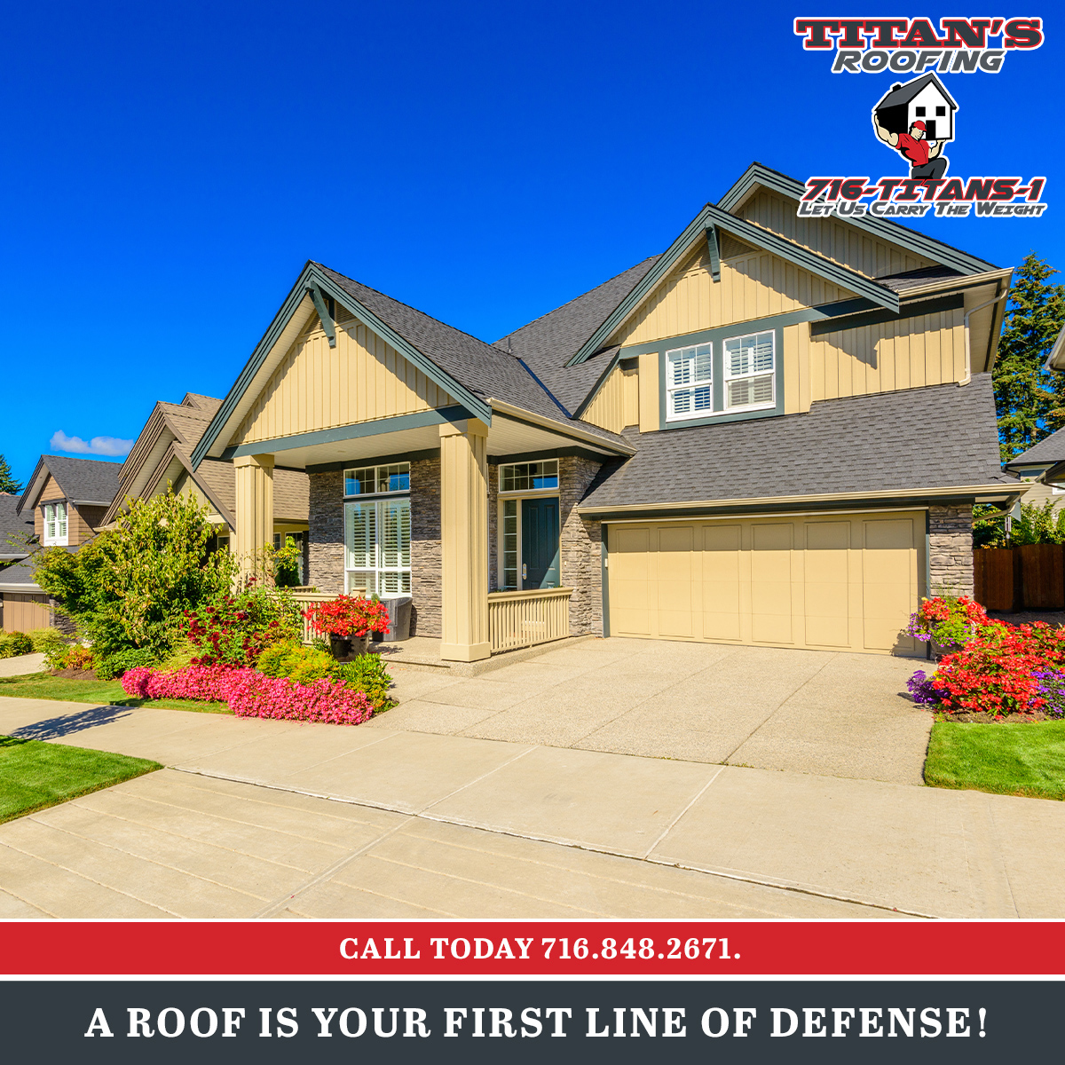 Read more about the article The roof on your home is the first line of defense…